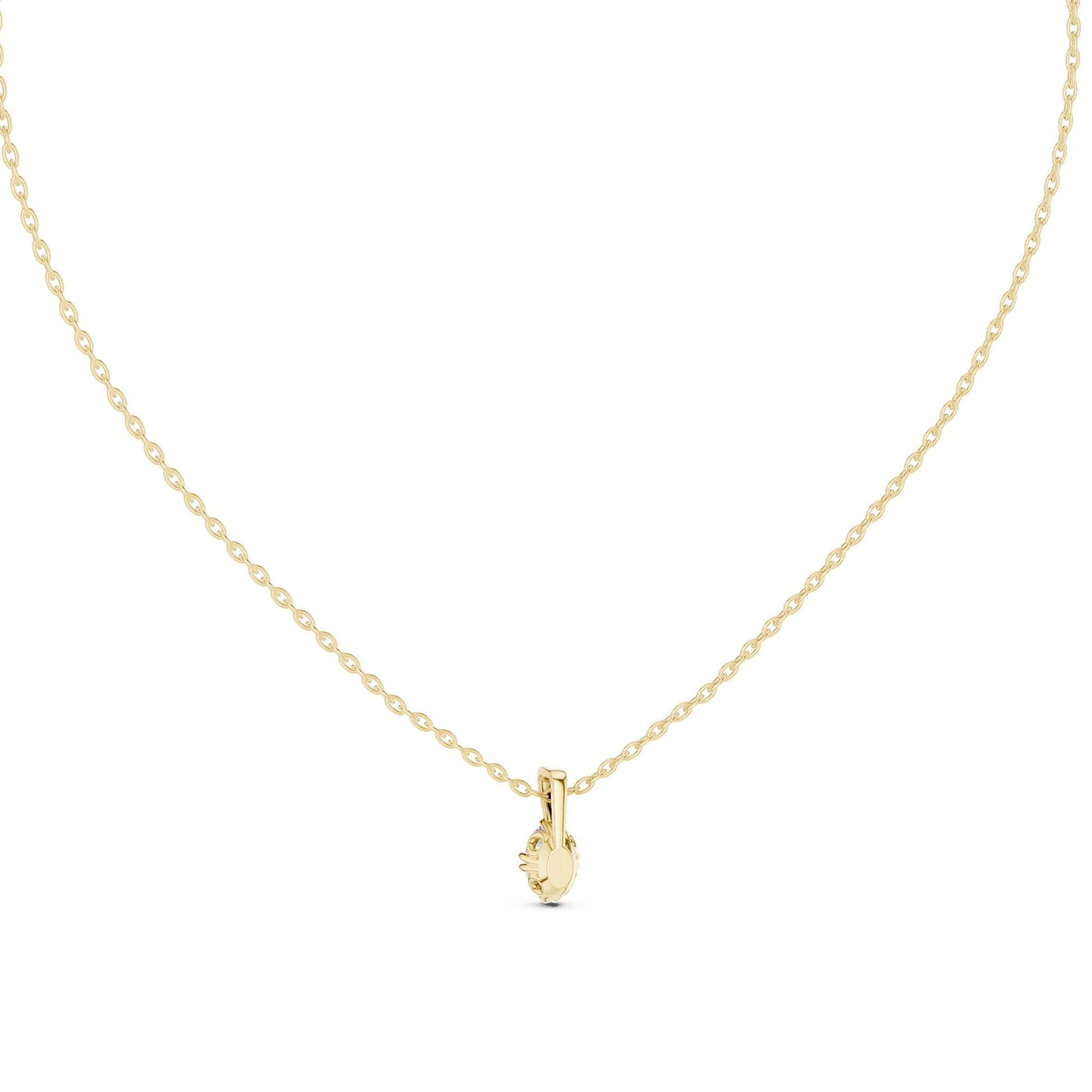 Oval Lab Grown Diamond Pendant