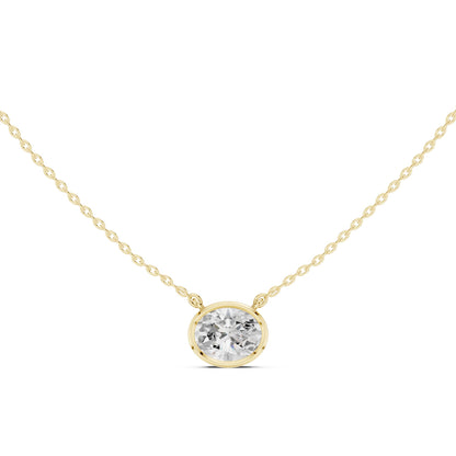 Oval Lab Grown Diamond Pendant
