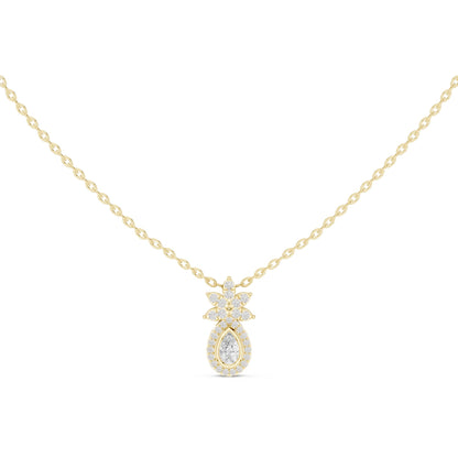 Oval Lab Grown Diamond Three-Stone Pendant