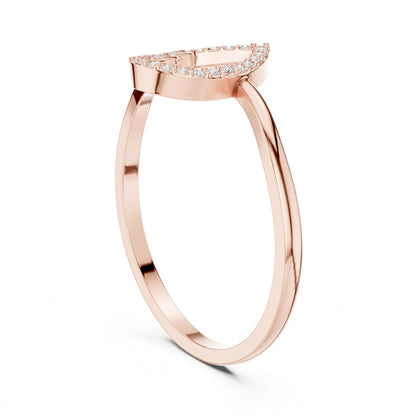 Pear Lab Grown Diamond Halo Engagement Ring
