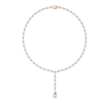 Pear Lab Grown Diamond Halo Pendant