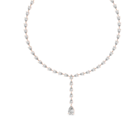 Pear Lab Grown Diamond Halo Pendant