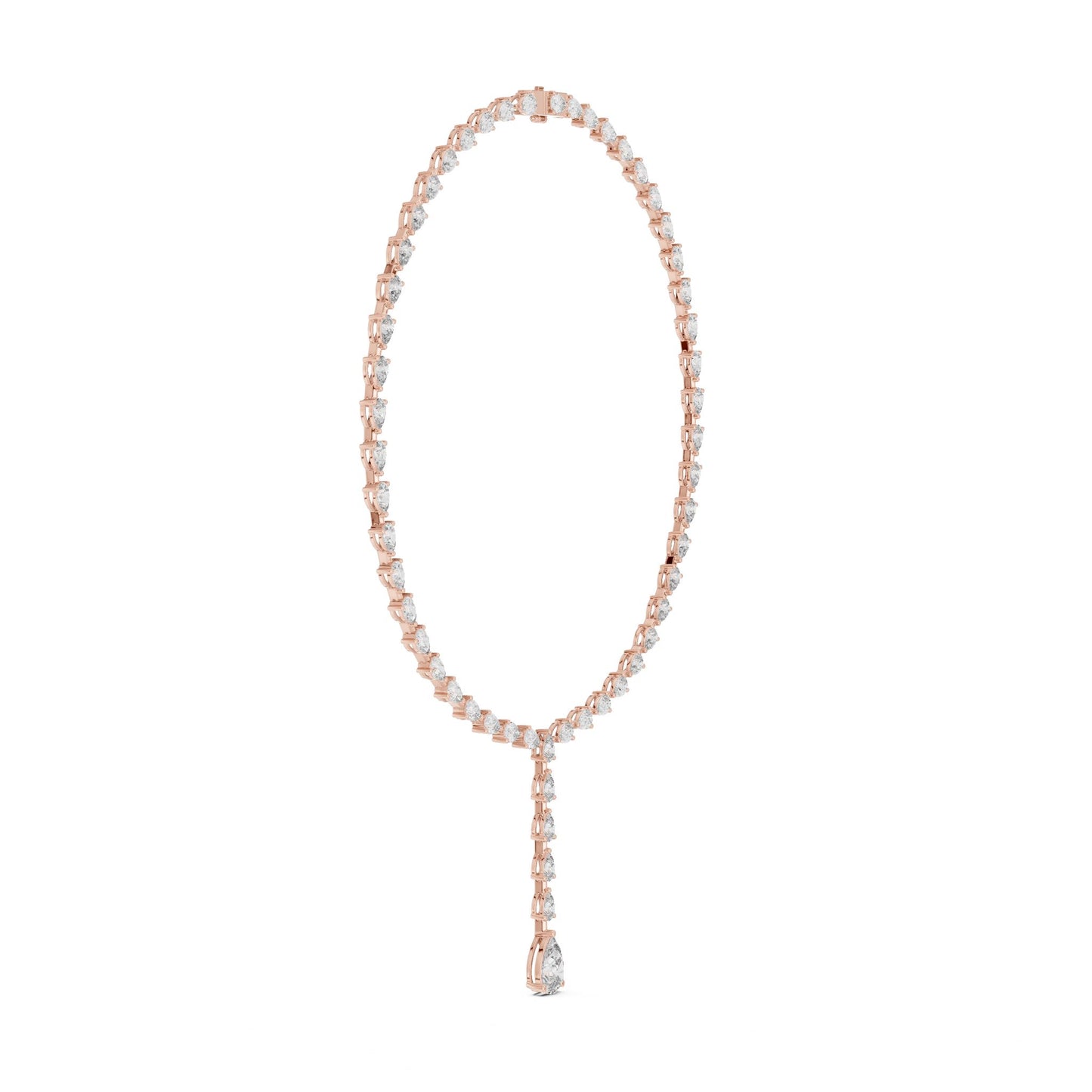 Pear Lab Grown Diamond Halo Pendant
