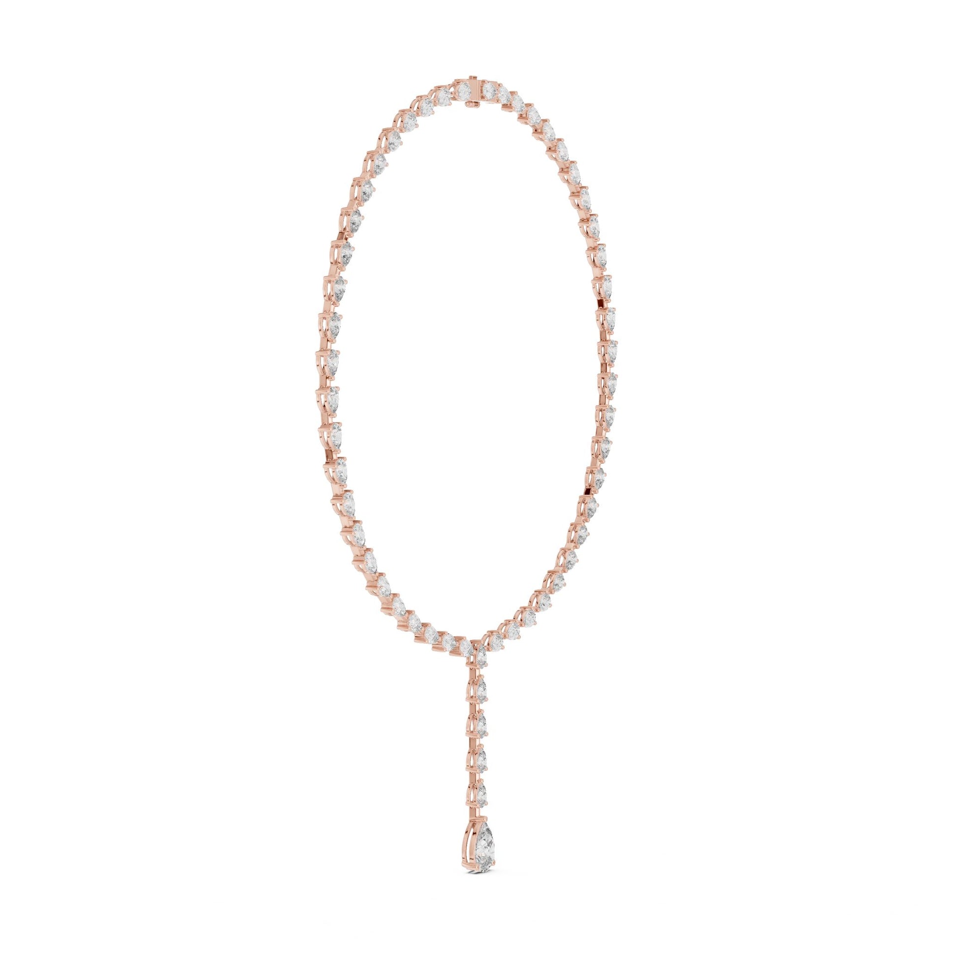 Pear Lab Grown Diamond Halo Pendant
