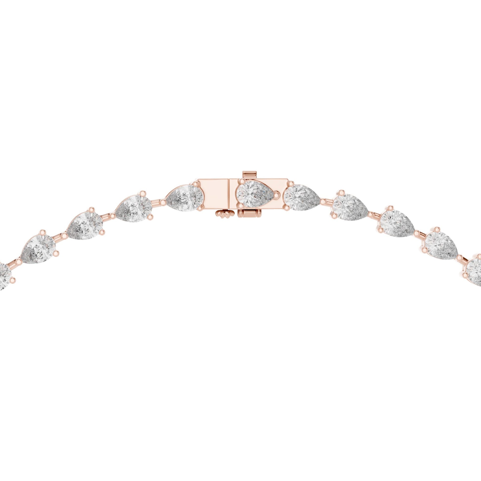 Pear Lab Grown Diamond Halo Pendant