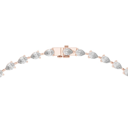 Pear Lab Grown Diamond Halo Pendant