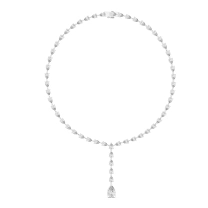 Pear Lab Grown Diamond Halo Pendant