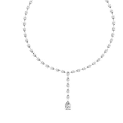 Pear Lab Grown Diamond Halo Pendant