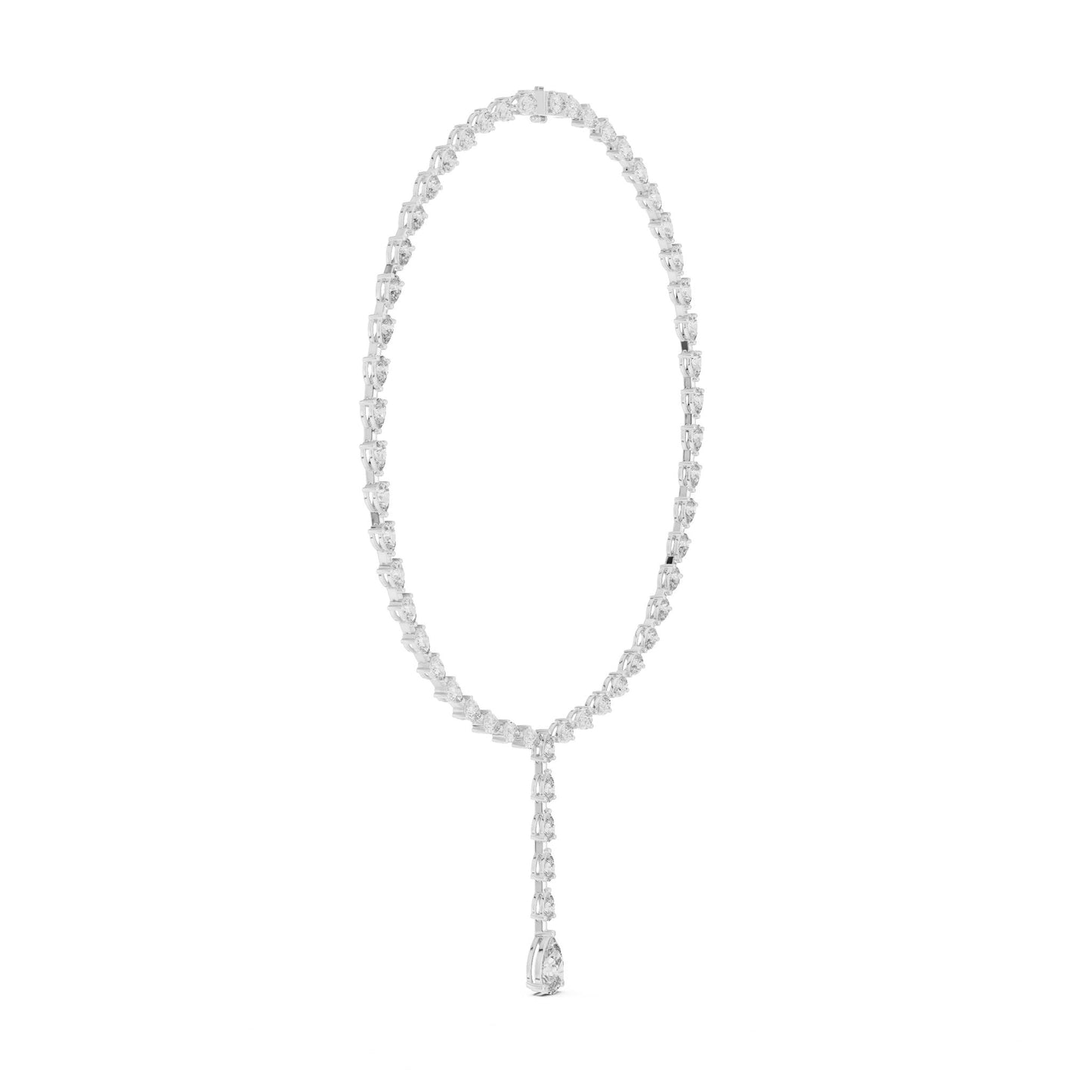 Pear Lab Grown Diamond Halo Pendant