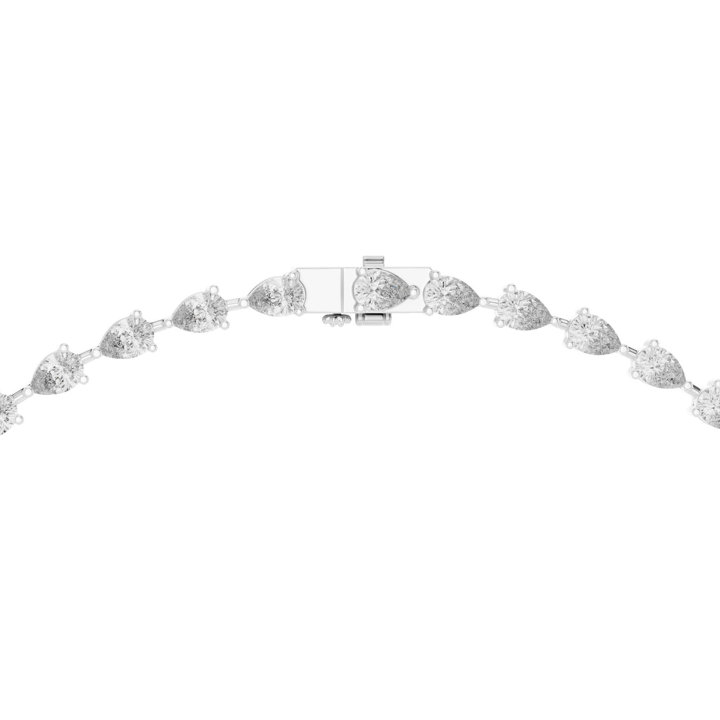Pear Lab Grown Diamond Halo Pendant