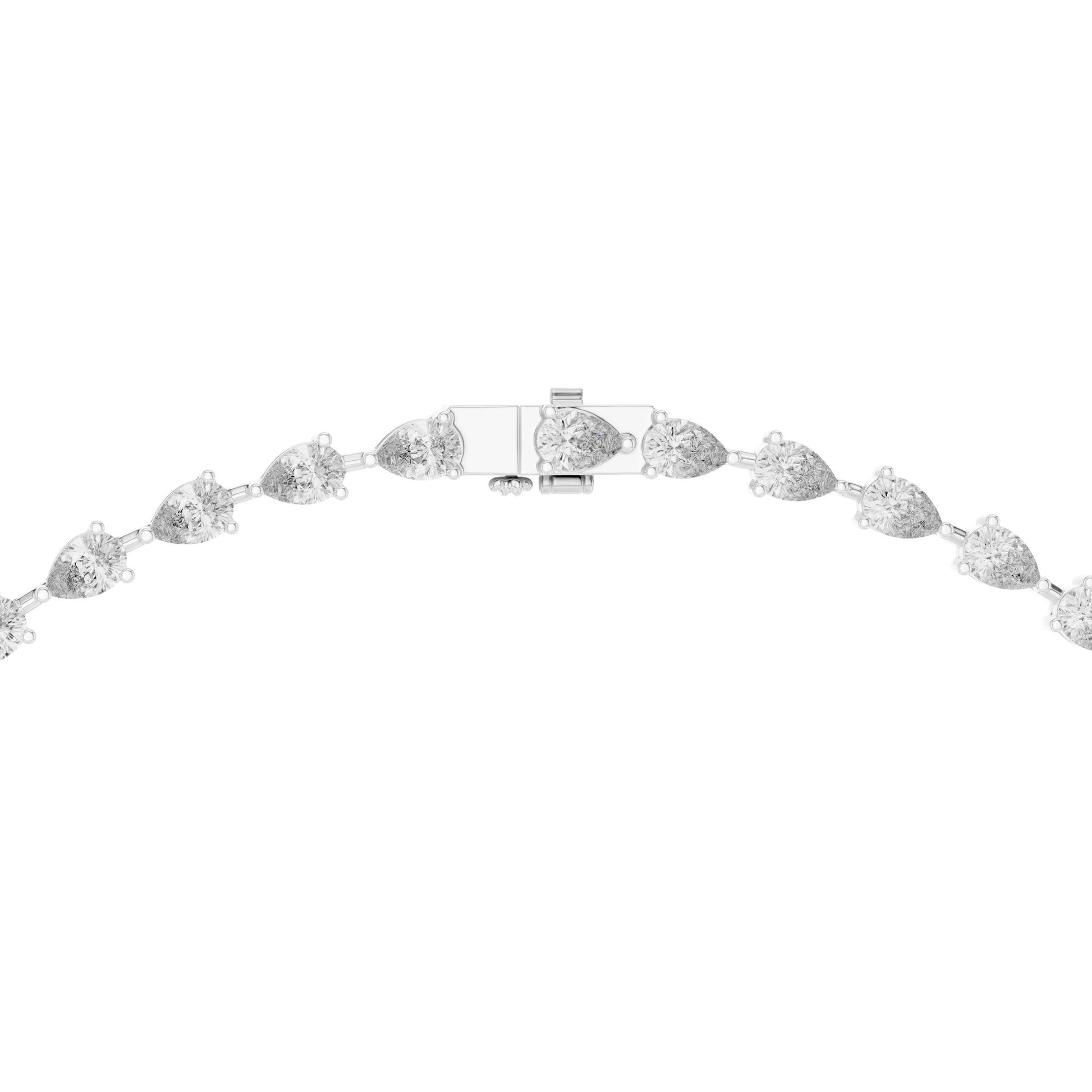 Pear Lab Grown Diamond Halo Pendant