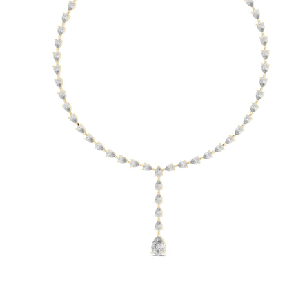 Pear Lab Grown Diamond Halo Pendant