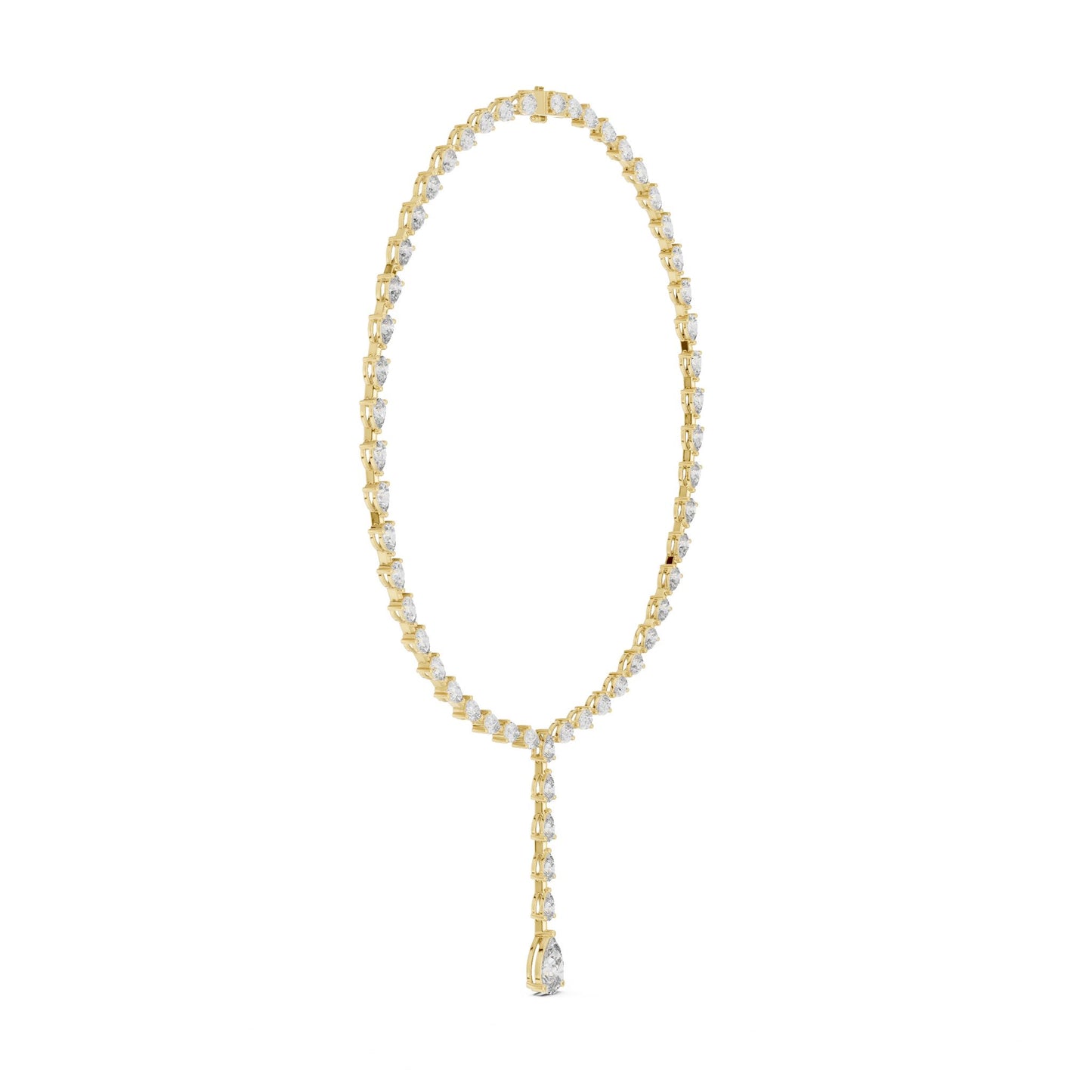 Pear Lab Grown Diamond Halo Pendant