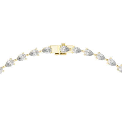 Pear Lab Grown Diamond Halo Pendant