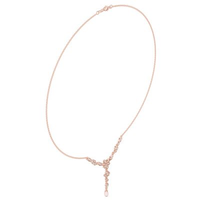 Pear Lab Grown Diamond Side-Stone Pendant