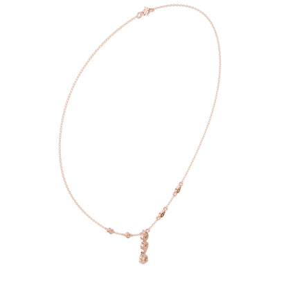 Pear Lab Grown Diamond Side-Stone Pendant