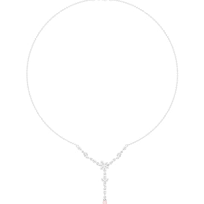 Pear Lab Grown Diamond Side-Stone Pendant
