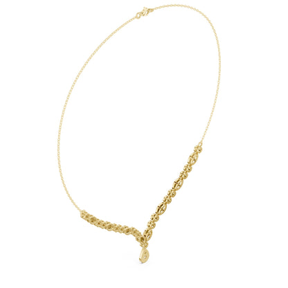 Pear Lab Grown Diamond Side-Stone Pendant