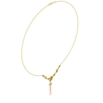 Pear Lab Grown Diamond Side-Stone Pendant