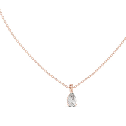 Pear Lab Grown Diamond Pendant