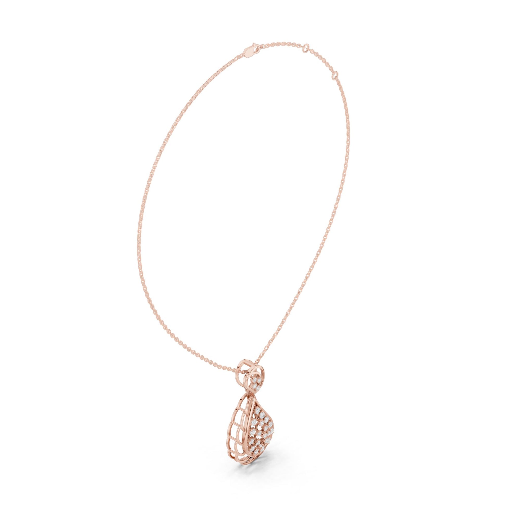 Pear Lab Grown Diamond Pendant