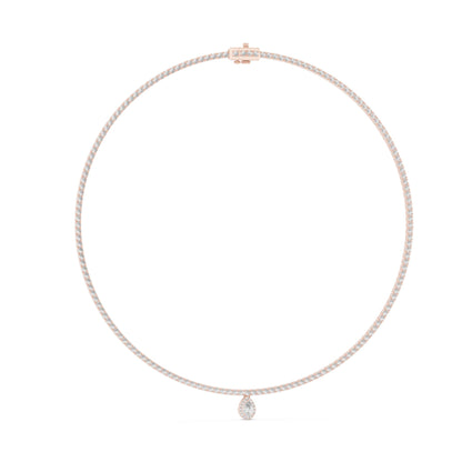Pear Lab Grown Diamond Pendant