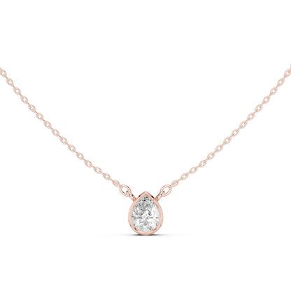 Pear Lab Grown Diamond Pendant