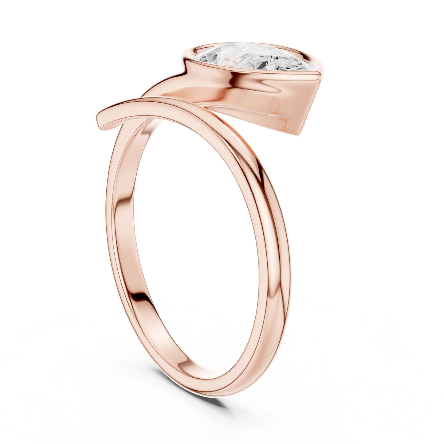 Women's Pear Lab Grown Diamond Ring