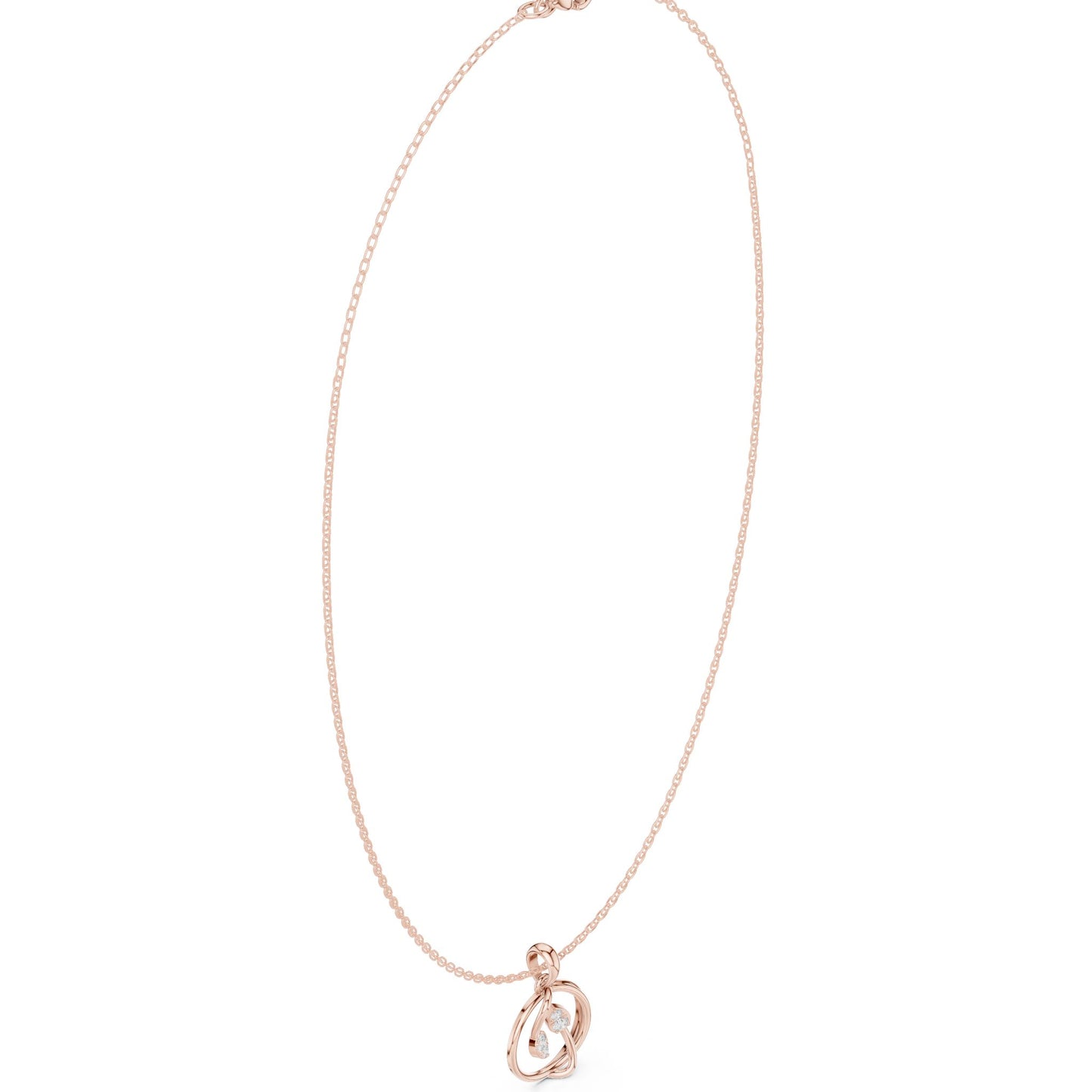 Pear Lab Grown Diamond Pendant