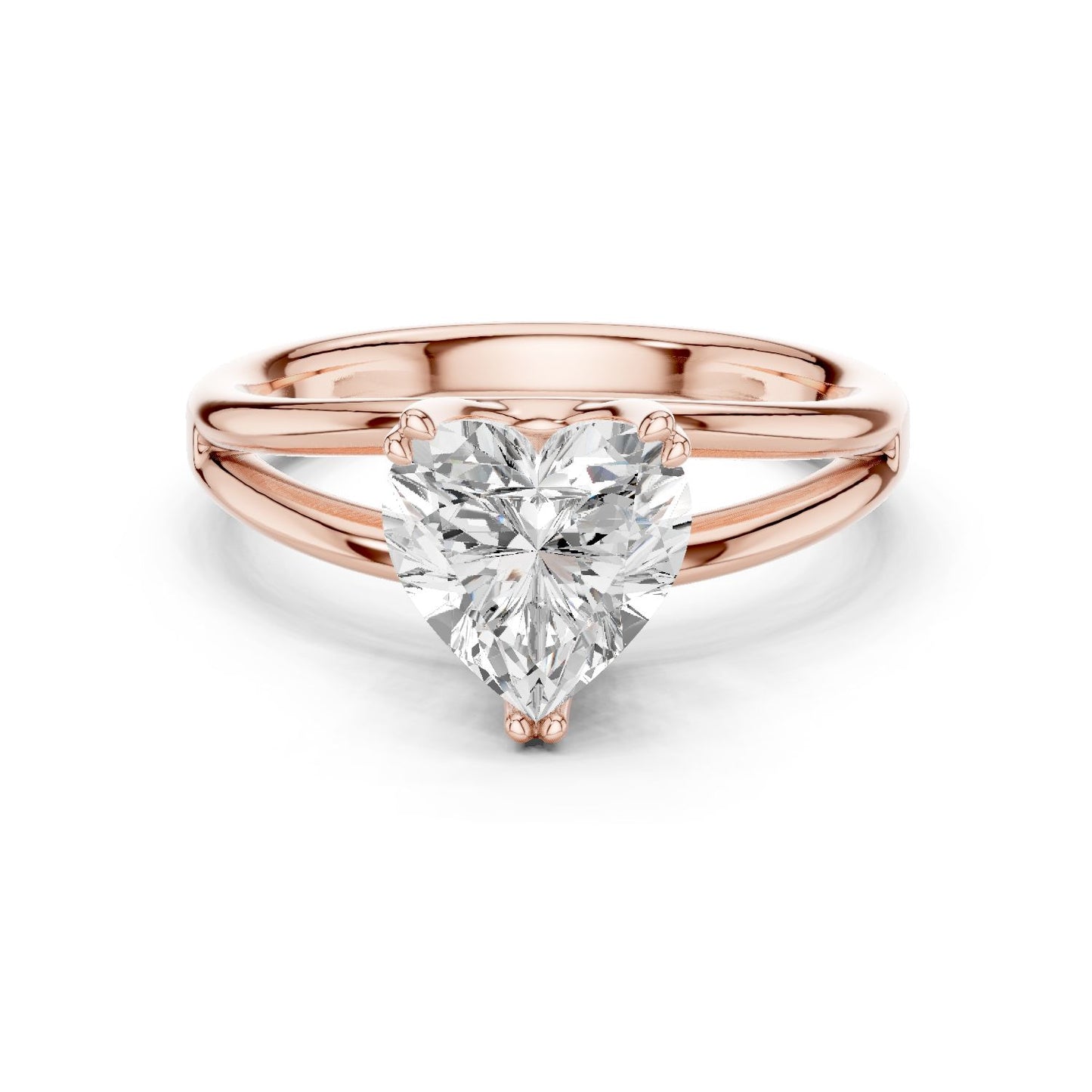 Pear Lab Grown Diamond Solitaire Engagement Ring