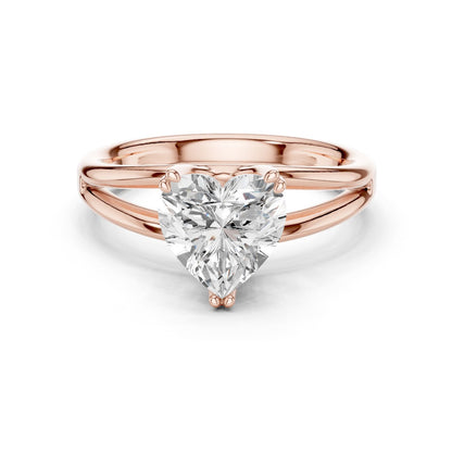 Pear Lab Grown Diamond Solitaire Engagement Ring