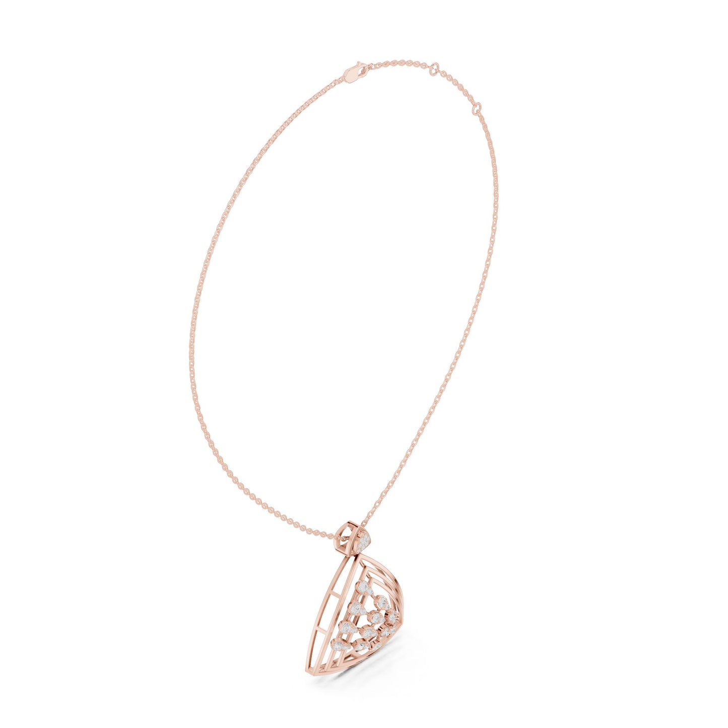 Pear Lab Grown Diamond Pendant