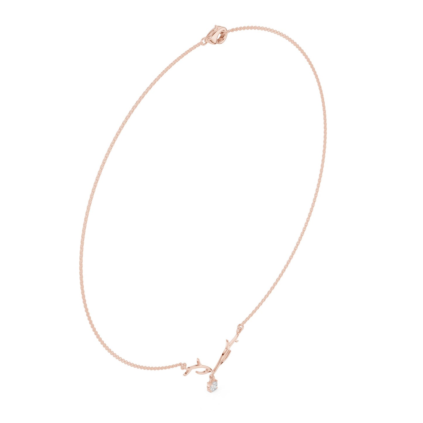 Pear Lab Grown Diamond Pendant
