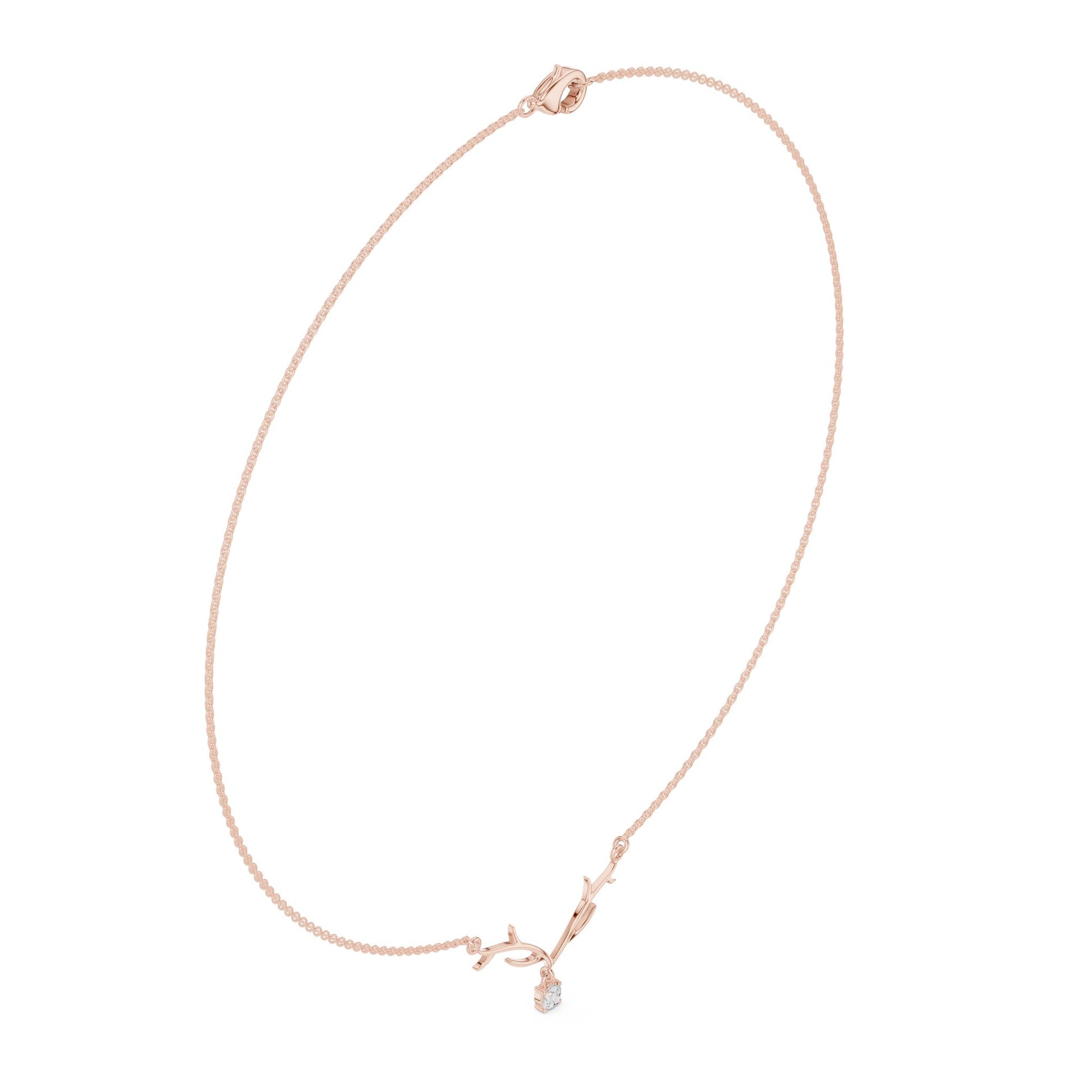 Pear Lab Grown Diamond Pendant