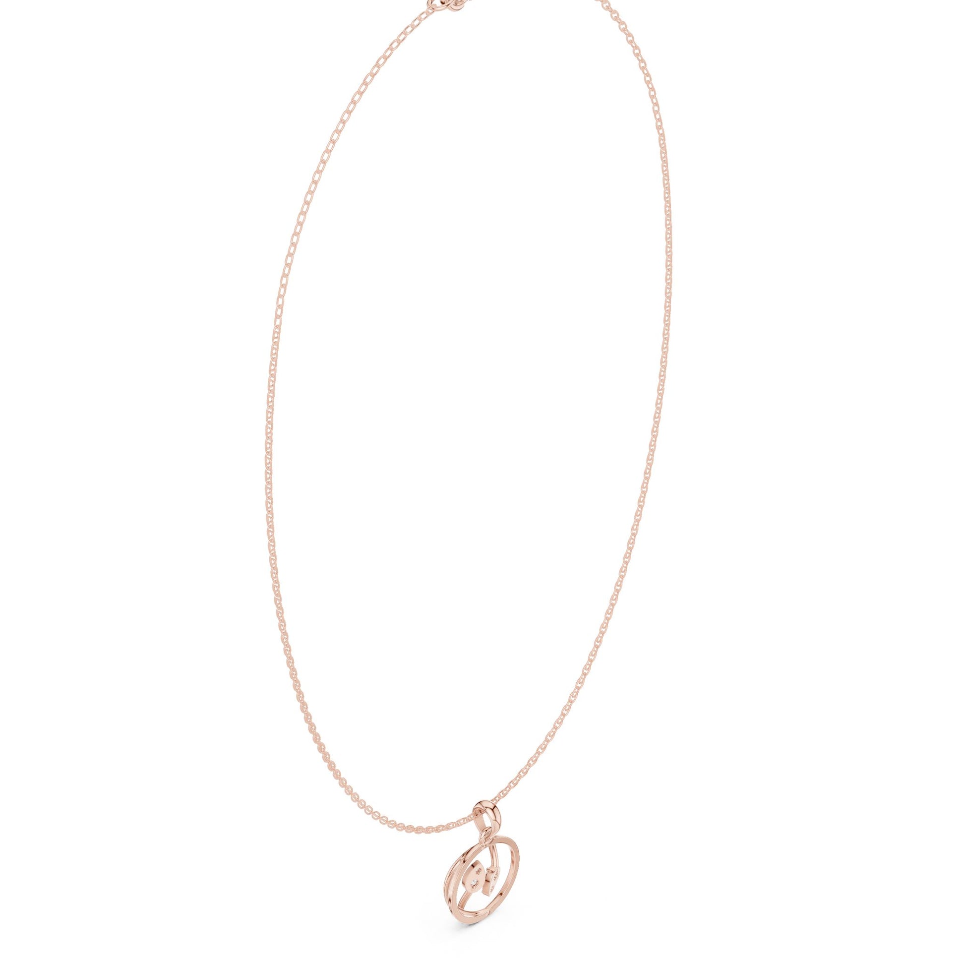 Pear Lab Grown Diamond Pendant