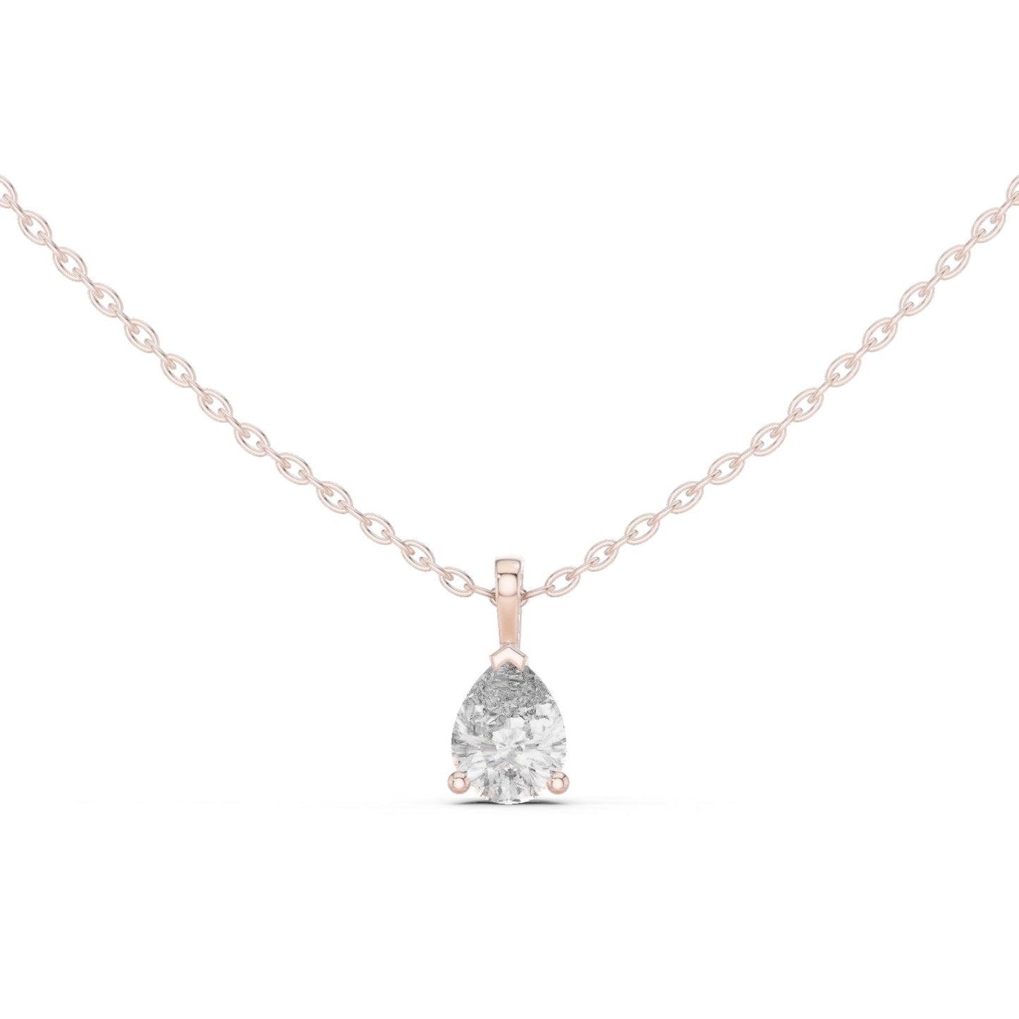 Pear Lab Grown Diamond Pendant