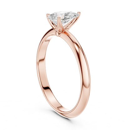 Pear Lab Grown Diamond Solitaire Engagement Ring