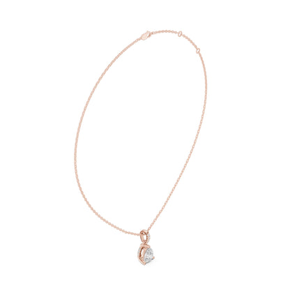 Pear Lab Grown Diamond Pendant