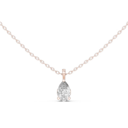 Pear Lab Grown Diamond Pendant