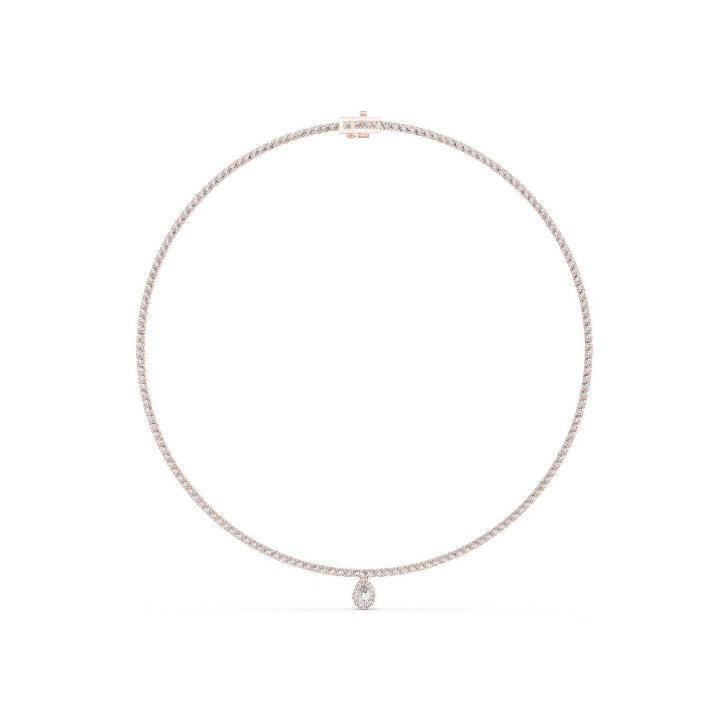 Pear Lab Grown Diamond Pendant