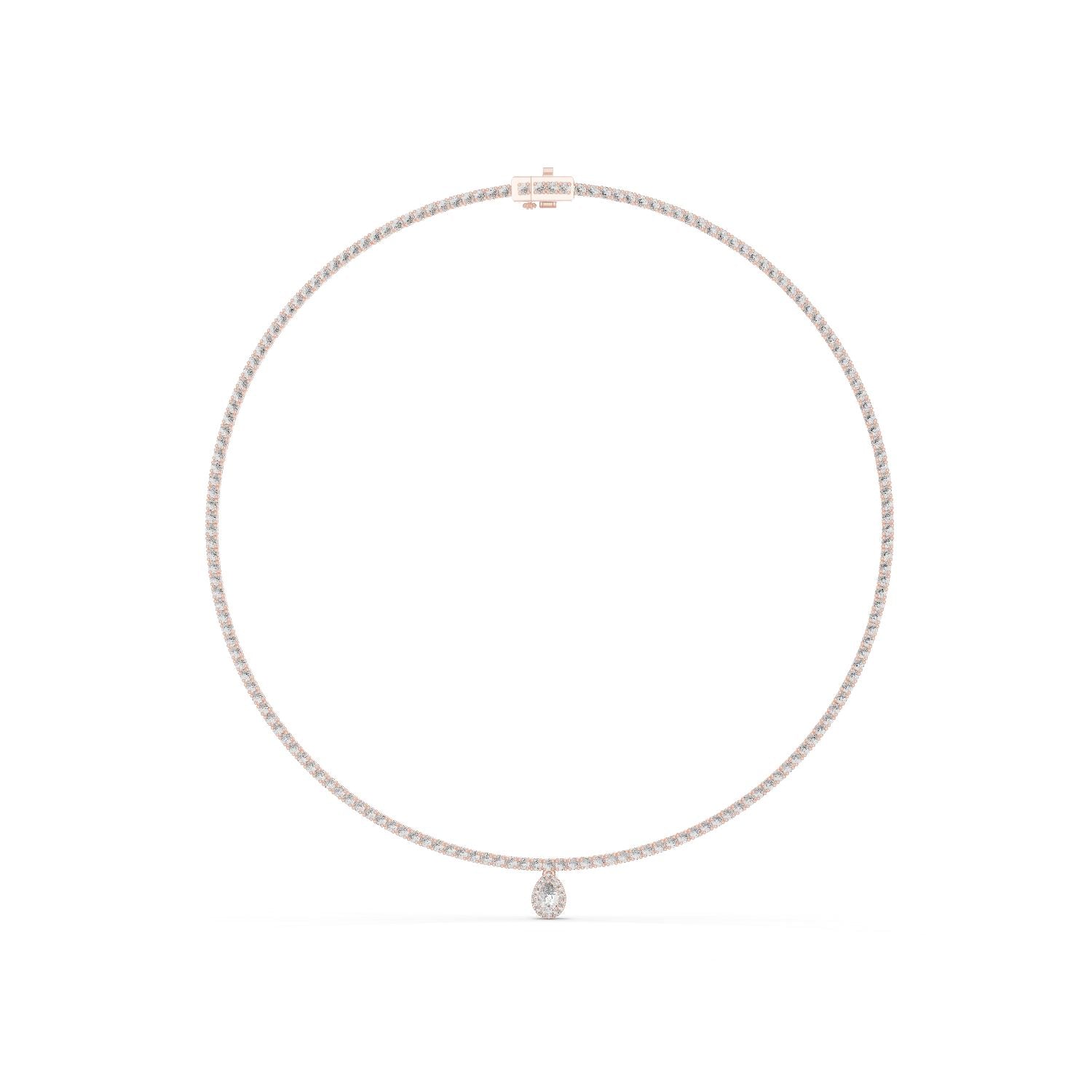 Pear Lab Grown Diamond Pendant