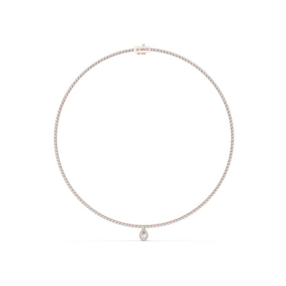 Pear Lab Grown Diamond Pendant