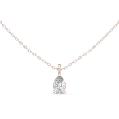 Pear Lab Grown Diamond Pendant
