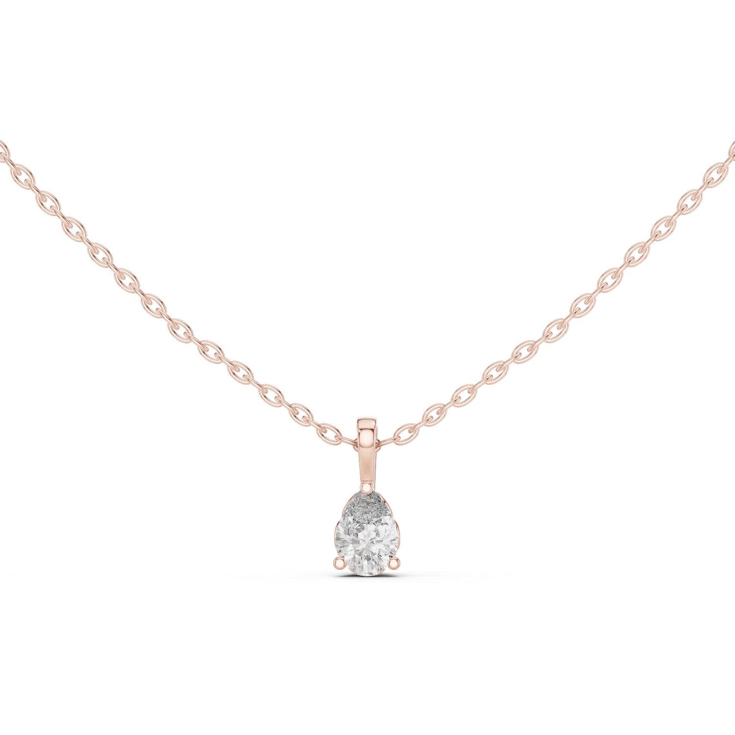 Pear Lab Grown Diamond Pendant