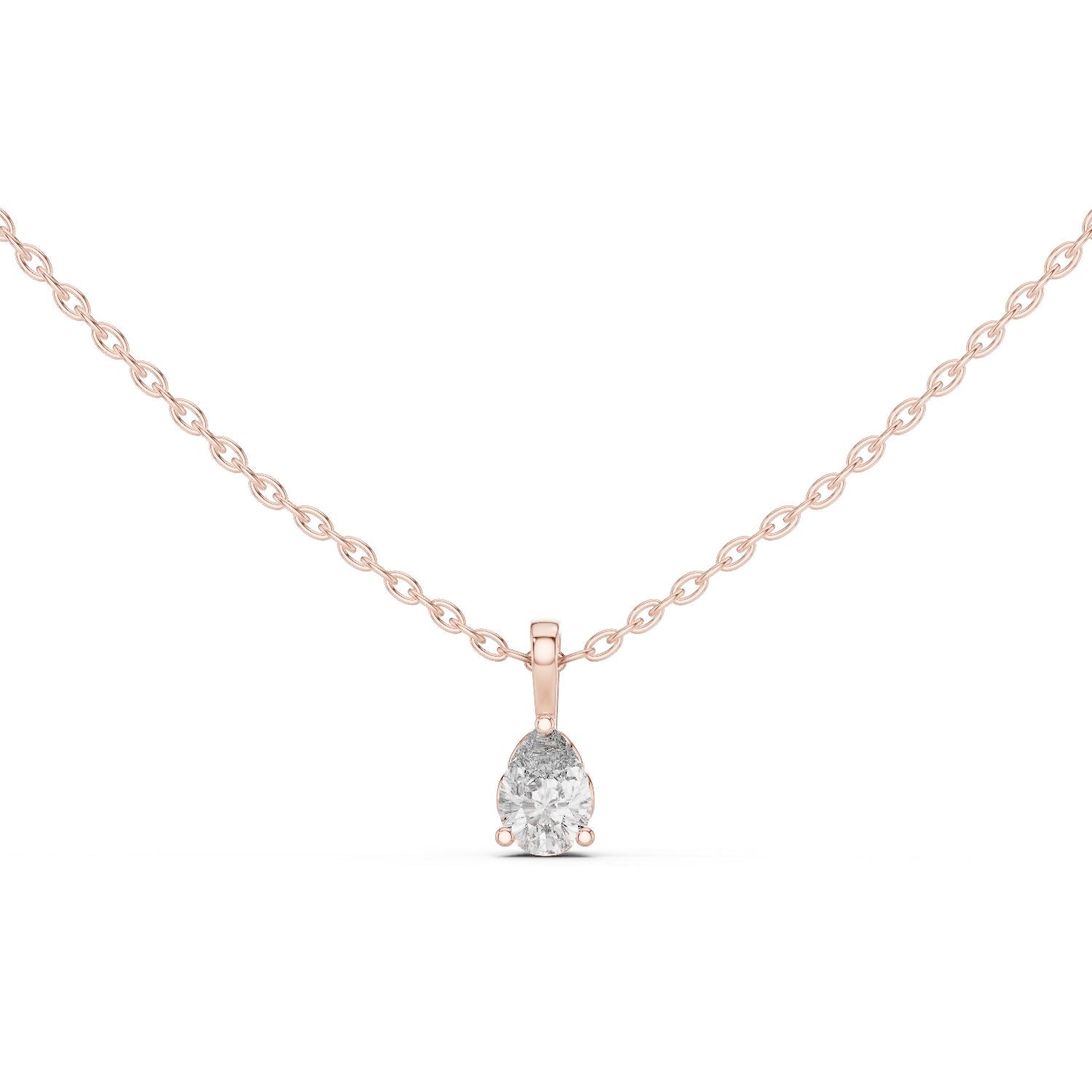 Pear Lab Grown Diamond Pendant