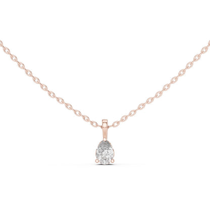 Pear Lab Grown Diamond Pendant
