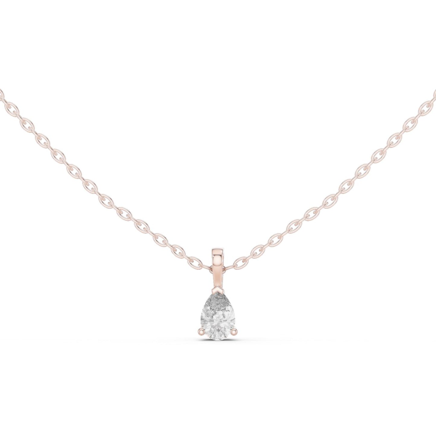 Pear Lab Grown Diamond Pendant