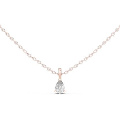 Pear Lab Grown Diamond Pendant