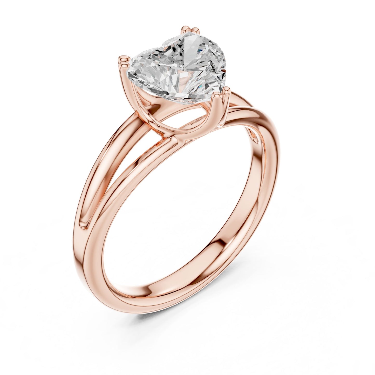 Pear Lab Grown Diamond Solitaire Engagement Ring