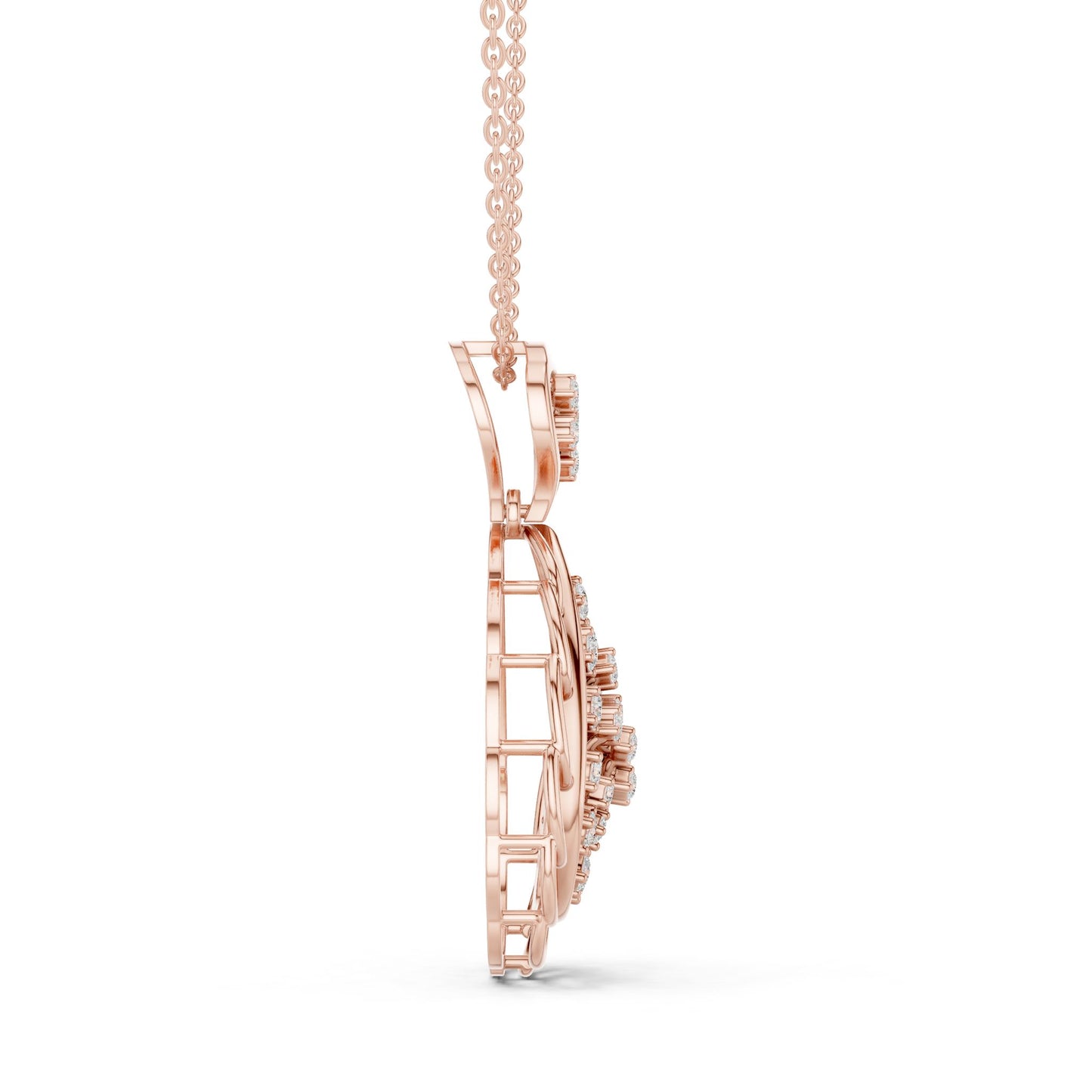 Pear Lab Grown Diamond Pendant